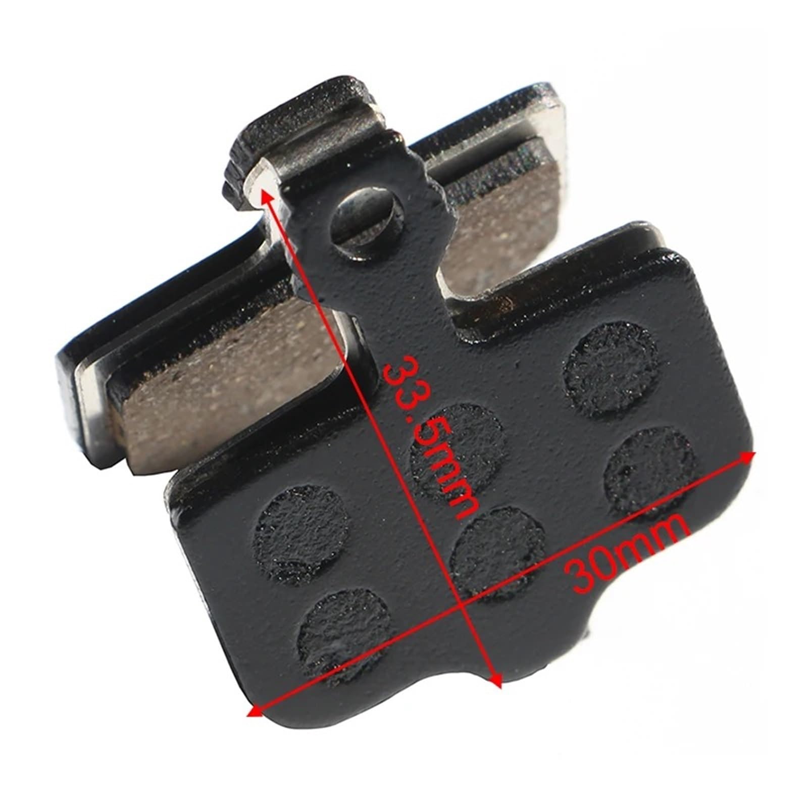 4 Paar Harz-Sinter-Fahrrad-Scheibenbremsbeläge Für Sram Für Avid Elixir MTB Für Mountainbike Für Organische Keramik-Carbon-Zoom-Bremse Clutch & Brake Pair(Black)