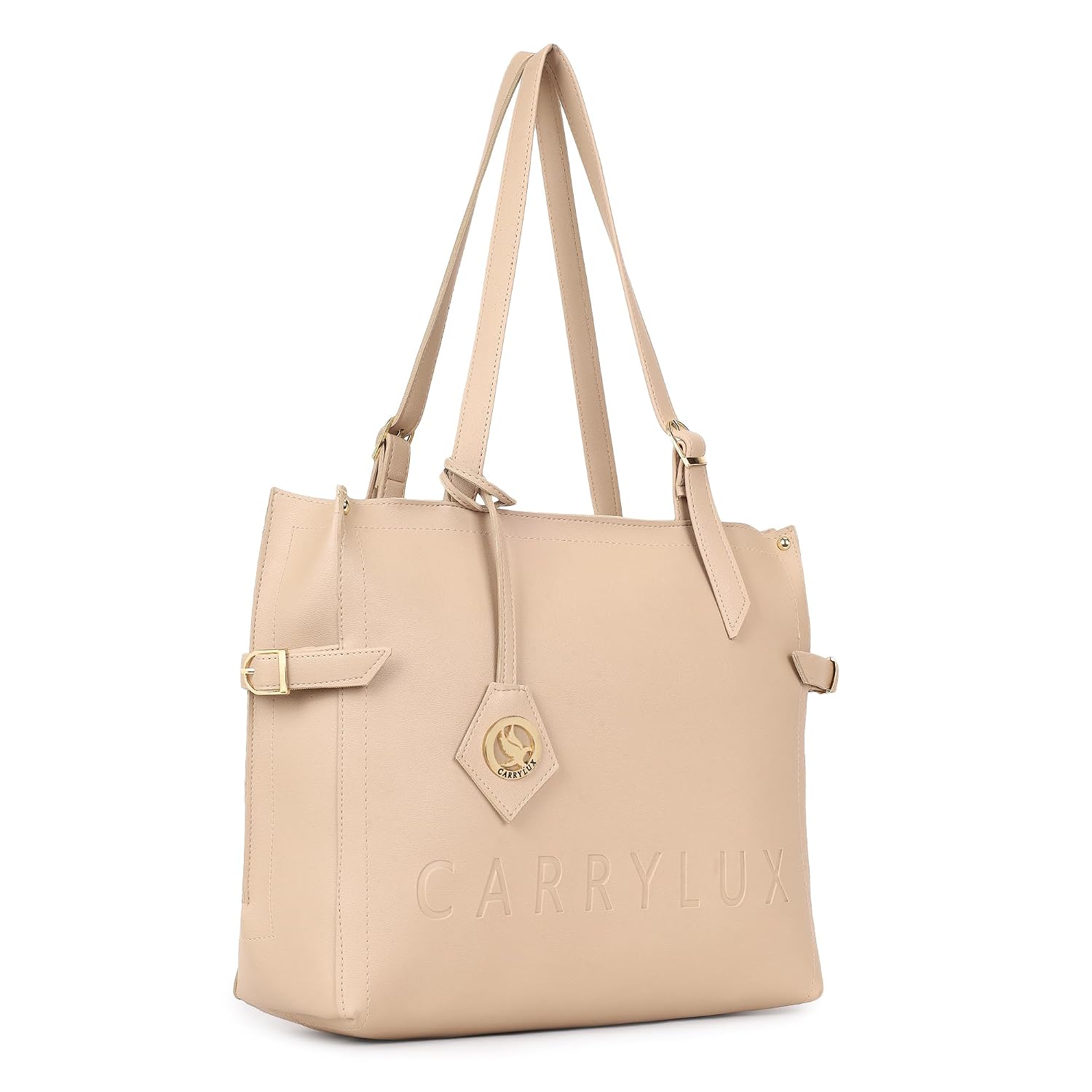 Carrylux Women's Soft PU Tote Bag | Large Single Compartment Shoulder Handbag with Adjustable Strap | Office, College & Ca...