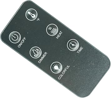 HCDZ Replacement Remote Control for Barton 95029 EF-14A Wall Mounted Electric Fireplace Heater