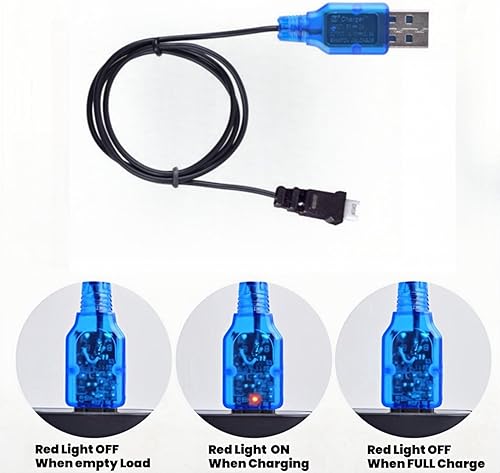 Miniatura 7 de 2 unids 3.7 V 100 mAh 20C PH1.25 enchufe recargable Lipo batería con cargador USB para Cheerson cx10 WLtoys V272 Estes Proto X, Syncro X, Hubsan Q4