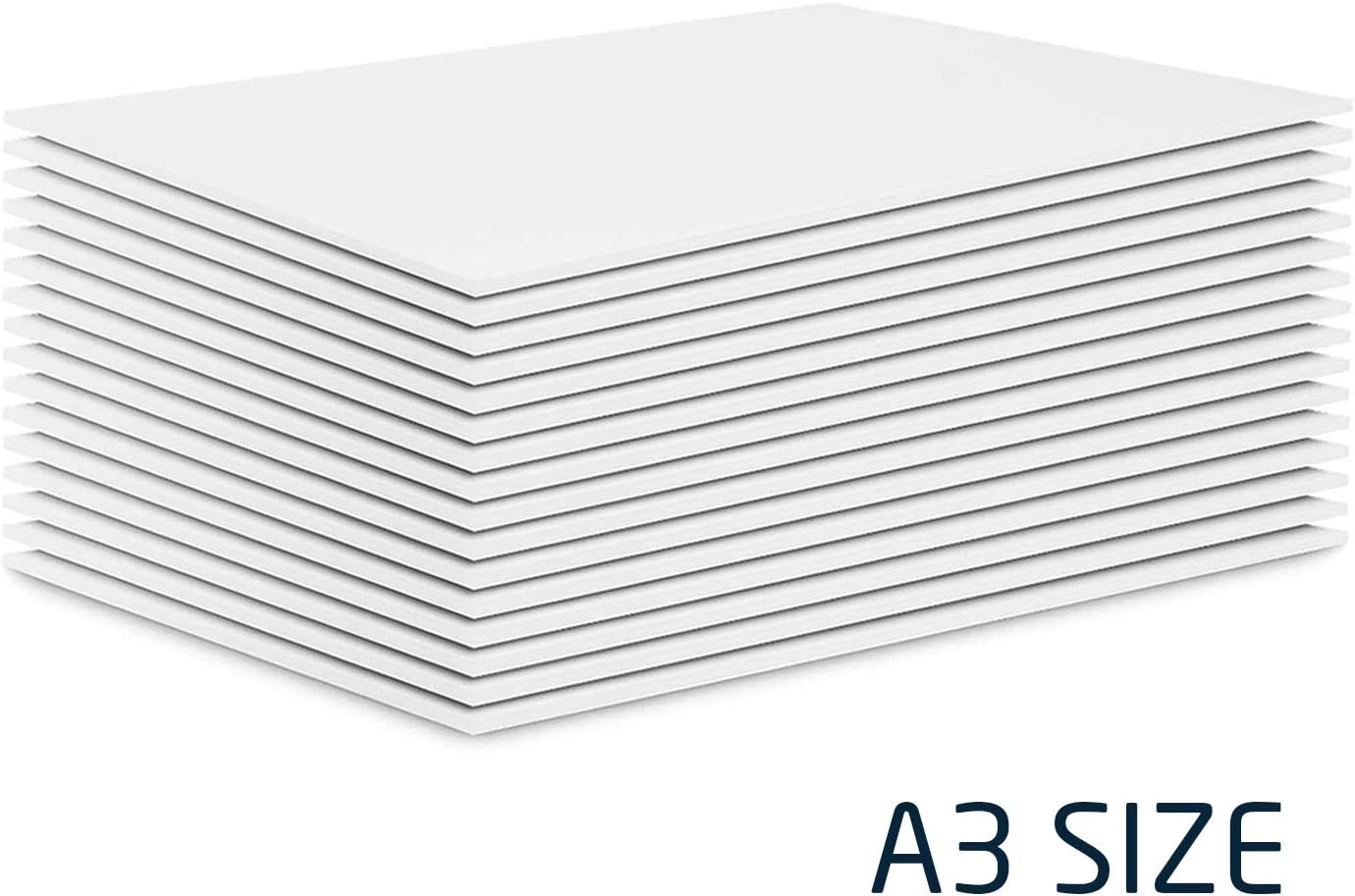 16 x A3 Foam Board - Origa White 5mm Polystyrene Foam Sheet (297 × 420mm)