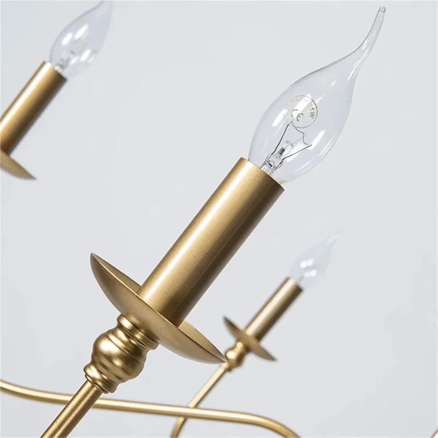 European Retro Industrial Style Candle Style Chandelier for Living Room Bedroom Study Corridor Decoration Hanging Lamps Lighting,luminaire