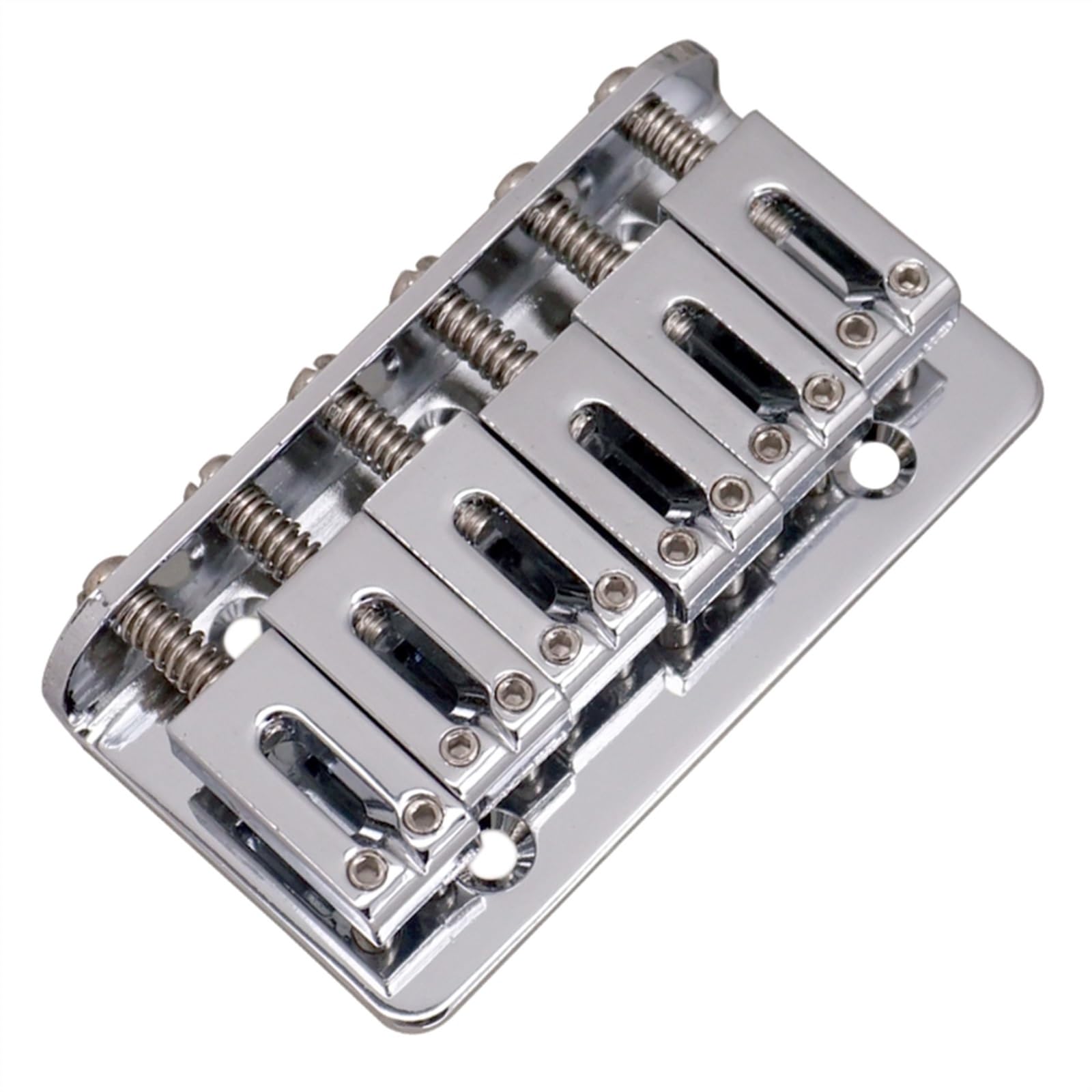 Juego De Puente Para Guitarra Eléctrica Sillín De Puente De Guitarra Puente De Sillín Rígido Fijo De Metal De 6 Cuerdas
