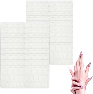 600-PCS Nail Adhesive Tabs for Press on Nails, Press on Sticky Tabs & Nail Glue Stickers,Stickers Transparent Flexible for Manicure - Ideal for Nail Art Enthusiasts, DIY Manicure
