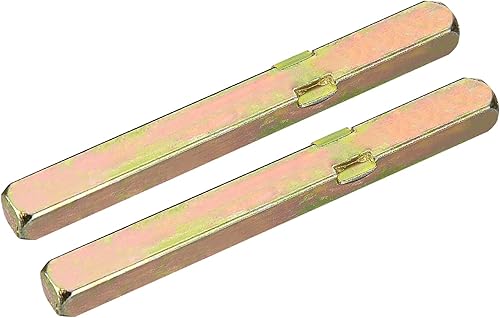 uxcell 2 piezas de husillo de perilla de puerta, barra de husillo de manija de puerta de repuesto, 3.937 in de largo, piezas de repuesto para
