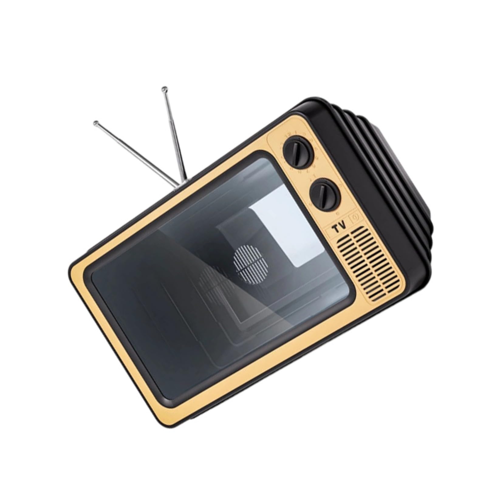 Retro Televisions Inspires Mobile Screen Magnifiers 14inch Display Enlarger Eye Defense Not Glares Foldable Holder Adjustable Angles Phone Holder