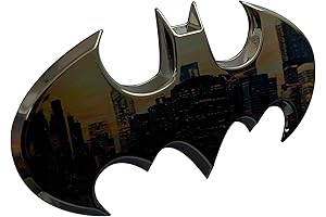 1989 Batwing Batarang Car Emblem by Fan Emblems: Officially Licensed for Superhero Fans