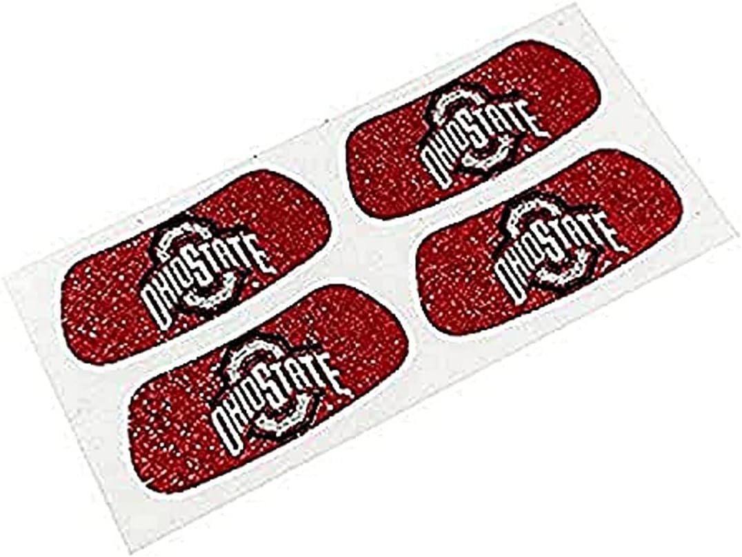 Ohio State Buckeyes NCAA Glitter Eye Black Strips, perfeito para dia de