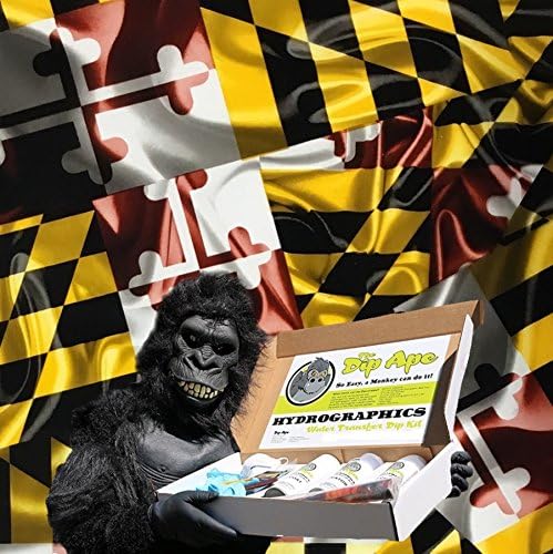 Maryland Flags Hydrographics Water Transfer Hydro Dip Dipping Kit