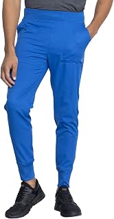 Dynamix Men Scrubs Pant Natural Rise Jogger DK040, L, Royal