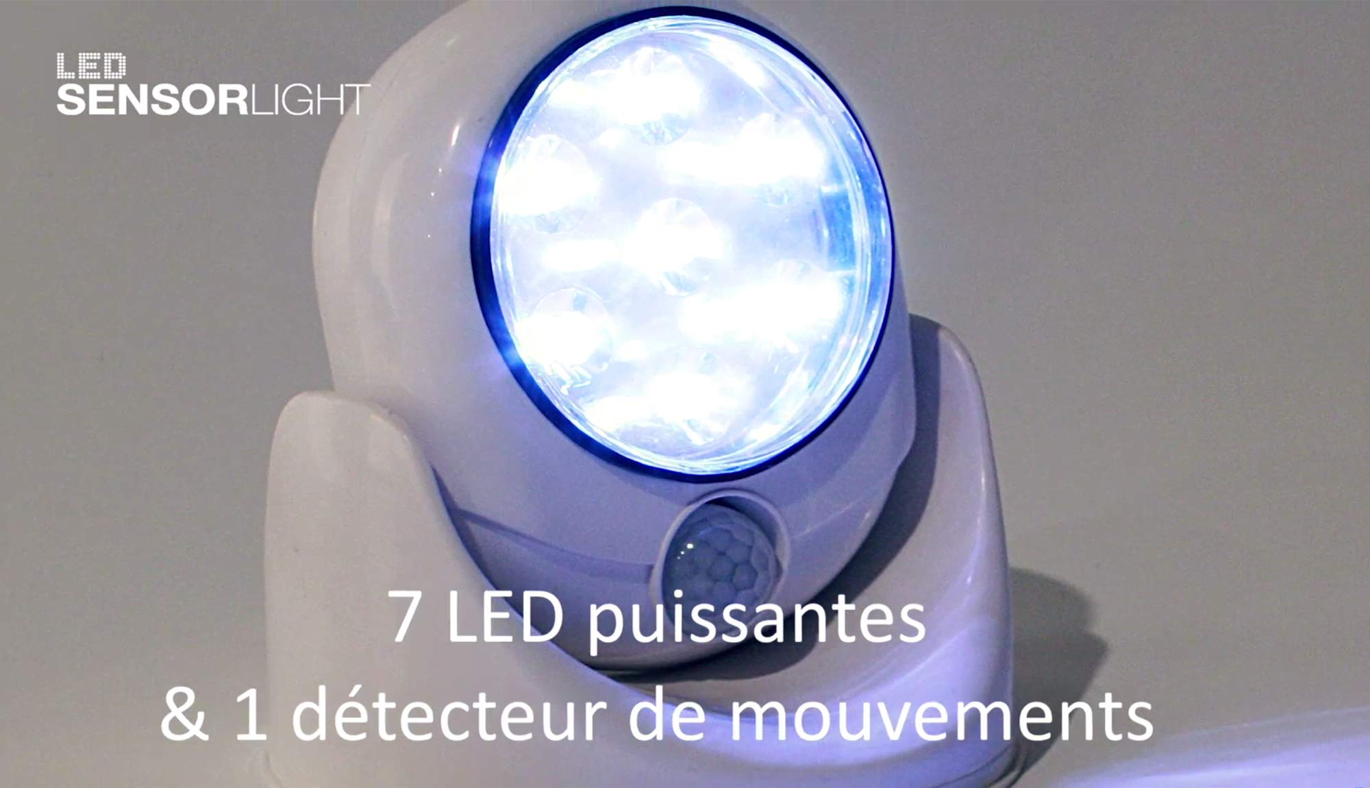 Lampe LED Sans Fil UNIROSS à Détecteur De Mouvement (ULSA04) – Neuve