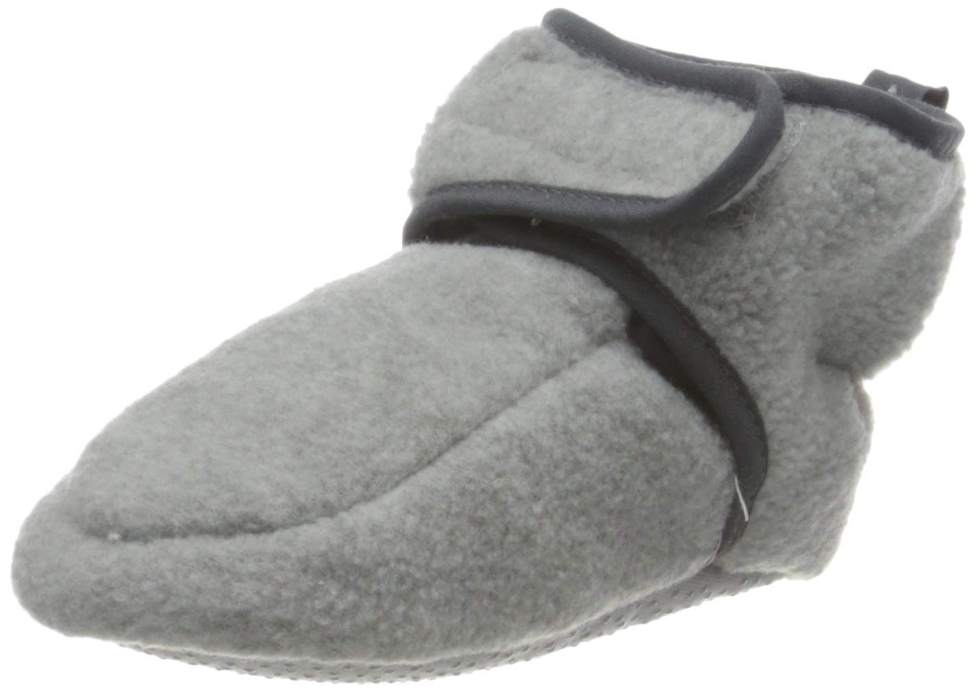Playshoes Unisex Baby Fleece Crawling Shoes First Walking Shoes Grey Size: 1.5/2.5 UK Child