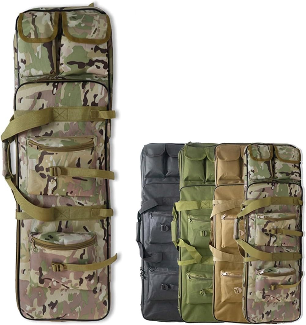Fusil A Pompe Sac A Dos Fusil Housse Transport Airsoft Housse De Transport pour Fusils À Air Fusils De Chasse,Chasse Rembourée Sac Oxford Stockage Et Transport Etuis Souple pour Carabine