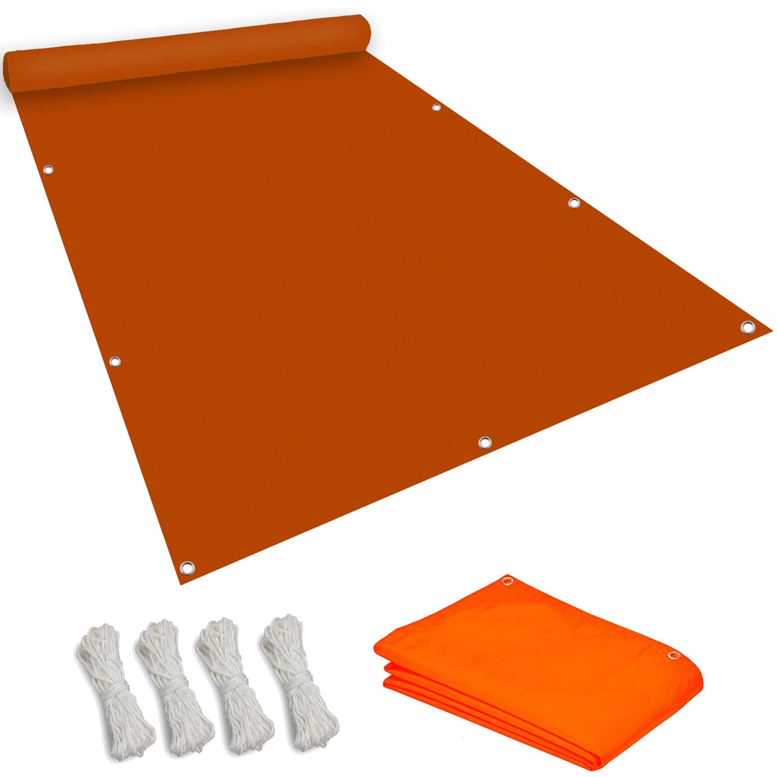 Auvent d'auvent rectangulaire 1.5 x 1.6 m avec toile d'ombrage polyester