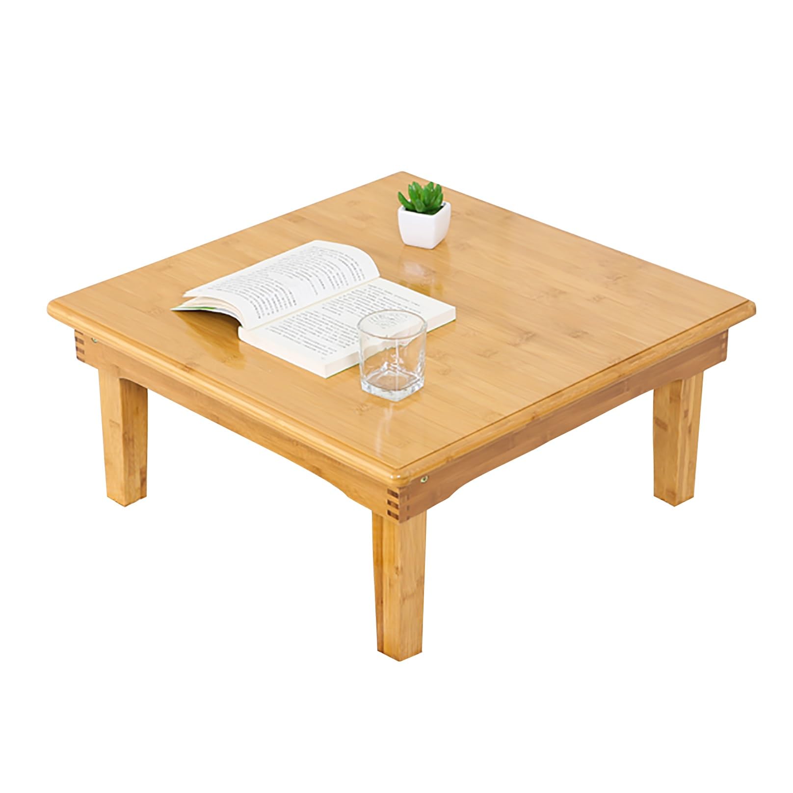 Kotatsu table pliante japonaise basse bois pour salon et méditation