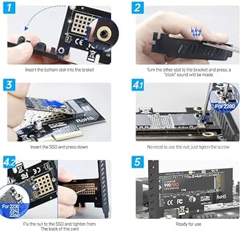 Amazon.co.jp: M.2 PCIe NVMe 4.0/3.0 変換アダプター M.2用 PCI