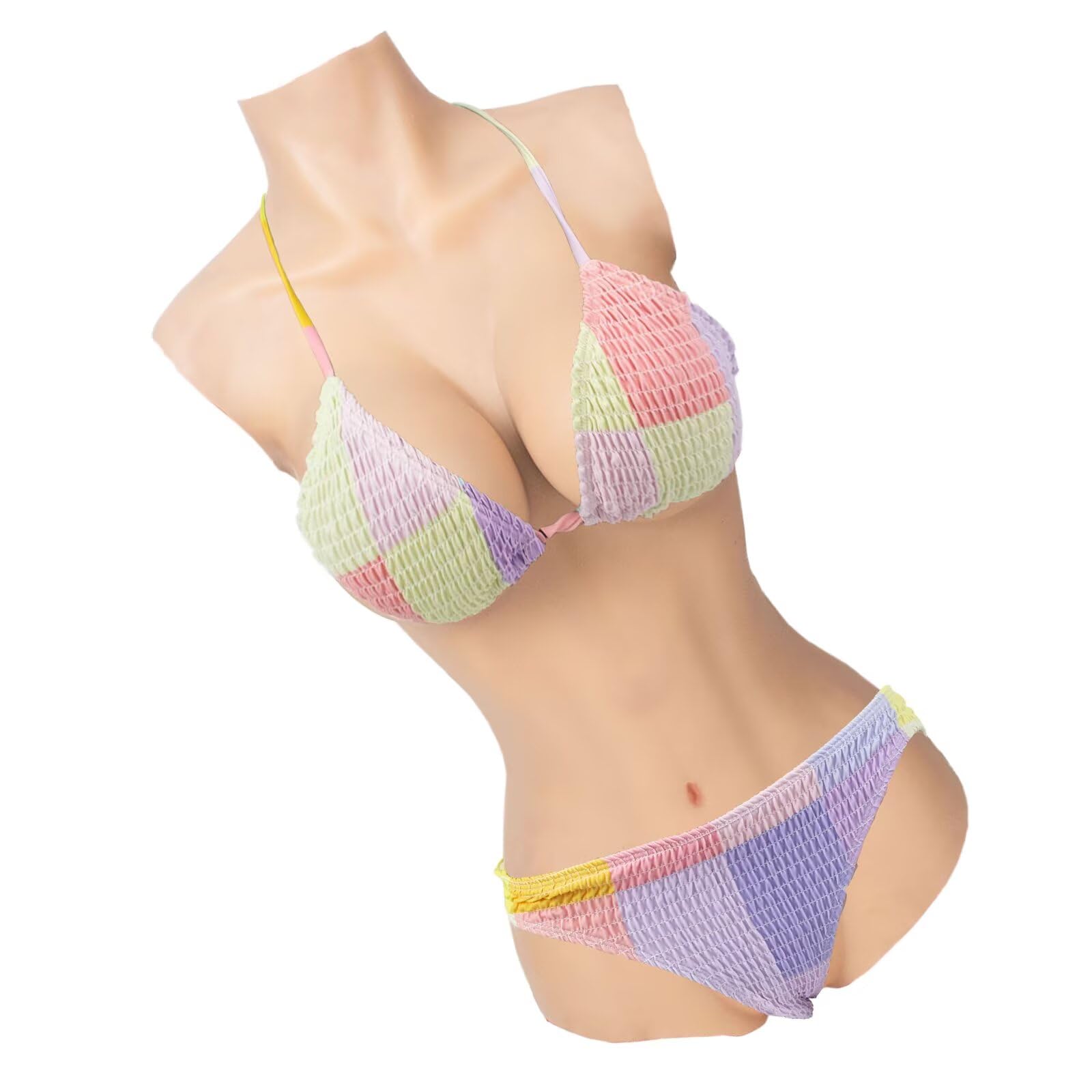 Silicone Bodysuit for Crossdressers C-G Cup Silicone Female Bodysuit Fake Vaginal For Transgender Drag Queen