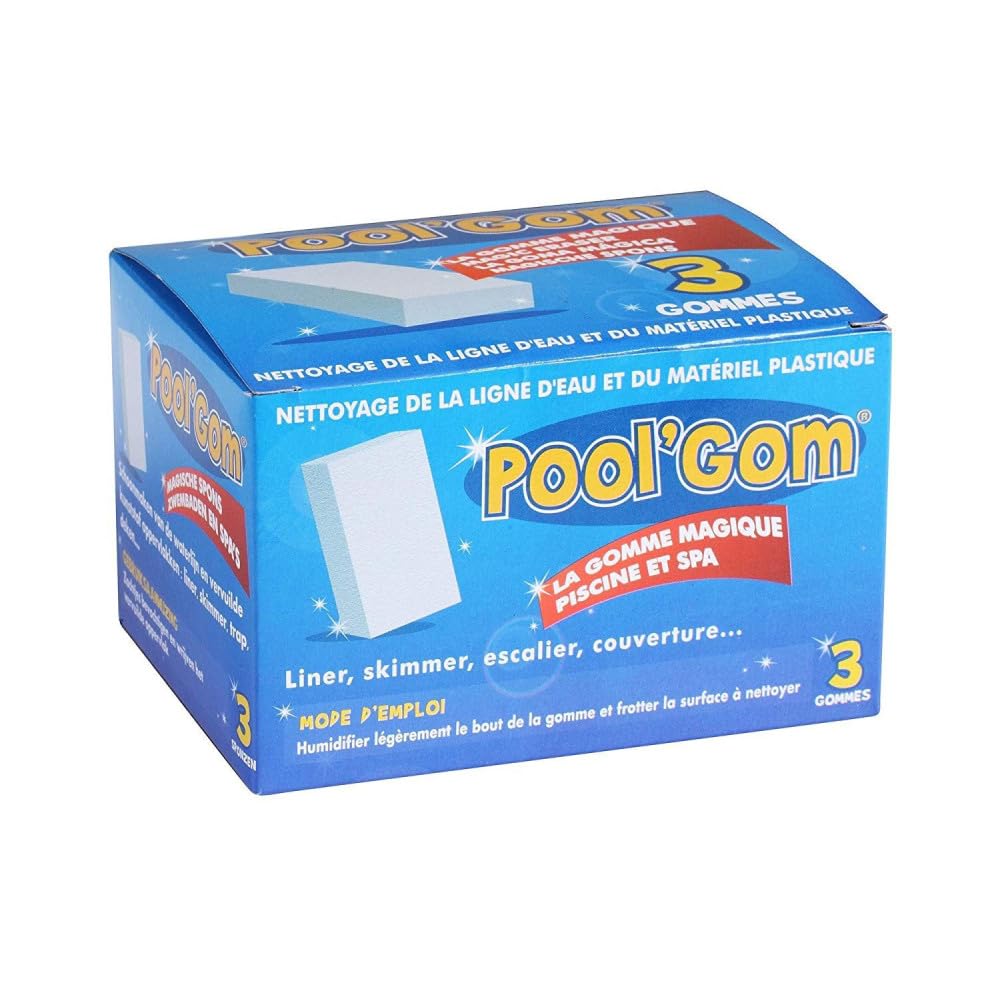 Lot de 9 pièces Gomme spéciale nettoyage ligne d'eau piscine Spa