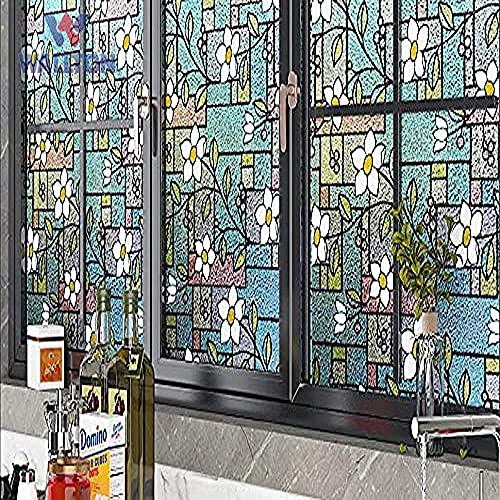 WALLTON-Window-Privacy-Glass-Self-Adhesive-Decorative-for-BathroomDoor-WindowHeat-ControlSidelightAnti-UV-16-X-48-Inches