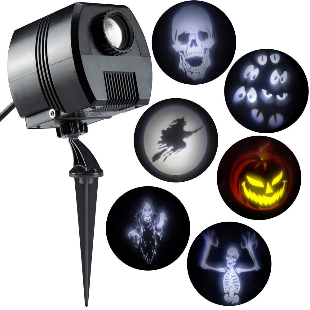 Halloween Specter Projector Pathway Landscape Spotlight Short Circuit (White)