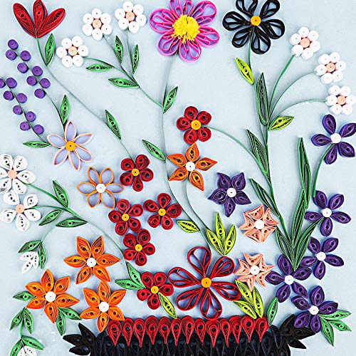 Lemeso Paper Quilling Kits 32 Colors Quilling Paper Strips With Quilling Tools For Beginner Adults Paper Art Diy Craft (800 Quilling Paper Strips +16 Quilling Tools) #TOP7