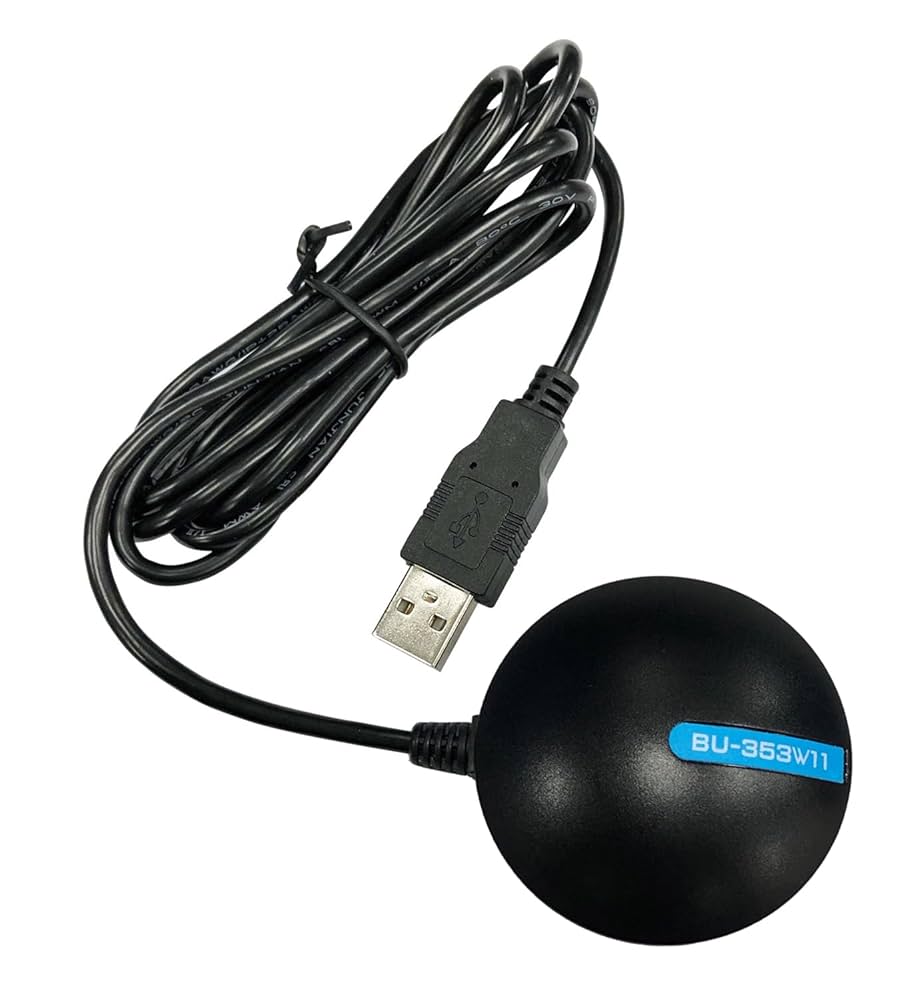 USB GPSレシーバ BU-353 フルセット BU-353 GPSレシーバー USB GLOBALSAT