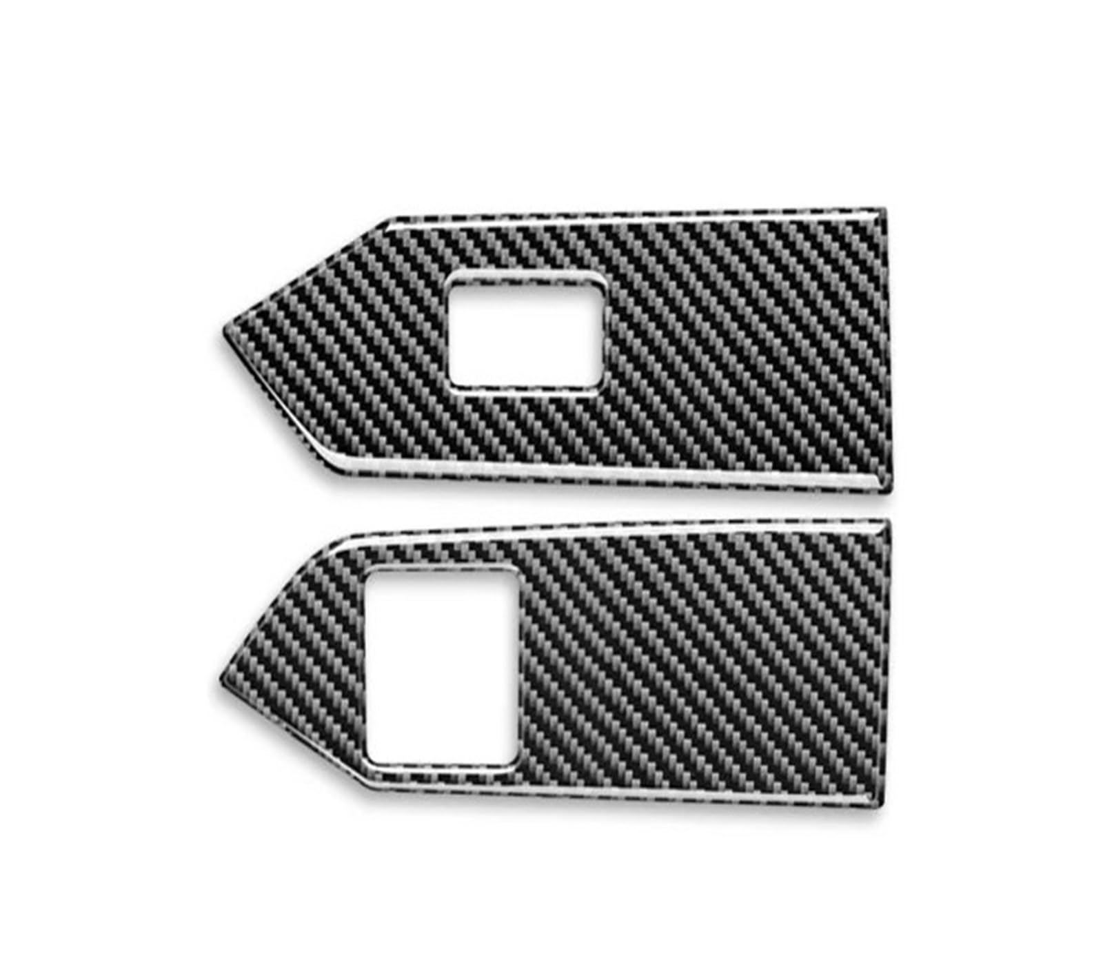 Car Interior Moulding Trim for Mustang 2010 2011 2012 2013 2014 Accessories Interior Trim Decoration Cover Sticker Real Carbon Fiber Interior Accessories(Window Switch B)
