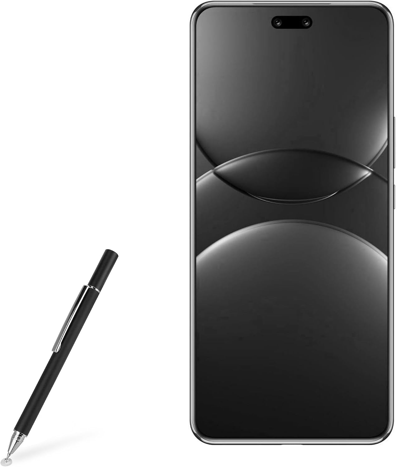 BoxWave Stylus Pen Compatible with Huawei nova 13 - FineTouch Capacitive Stylus, Super Precise Stylus Pen - Jet Black