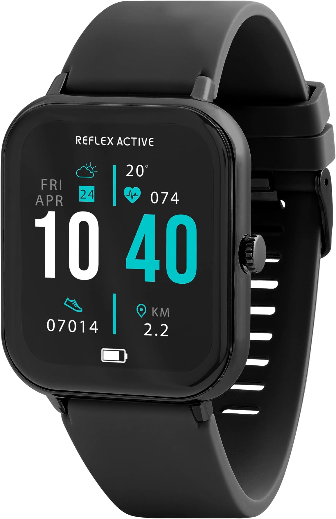 Series 23 Smart Watch - Black Strap, Black Brushed