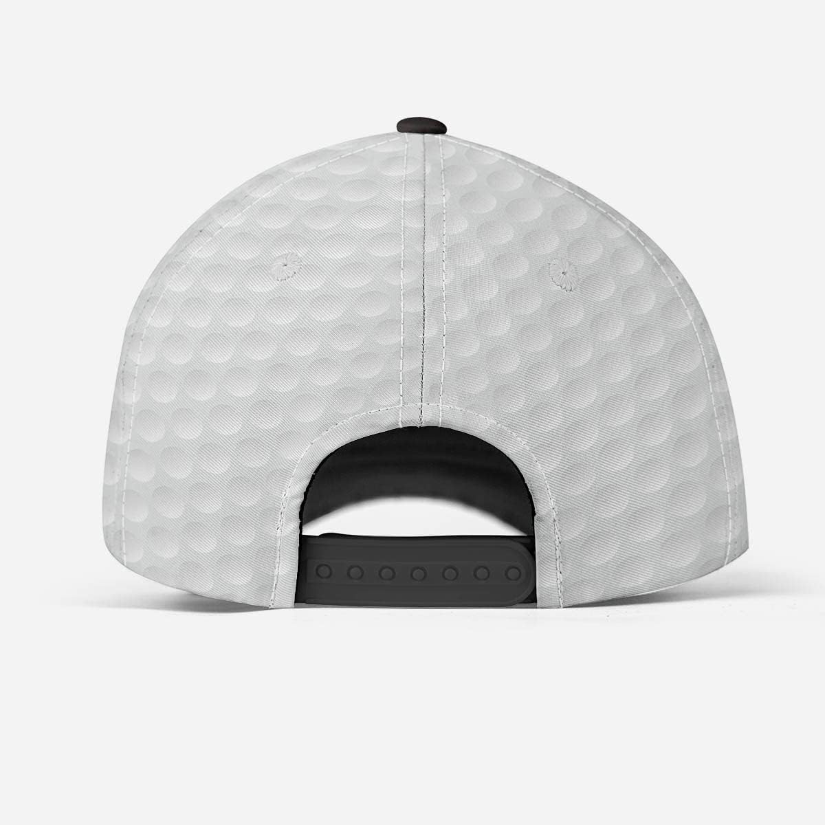 LASFOUR Personalized 3D Funny Golf Cap Unique Golf Caps for Men, Swing Swear Drink Repeat Fitted Golf Hat for Men, Fitted Unisex Golf Baseball Cap, Hats for Golf Players