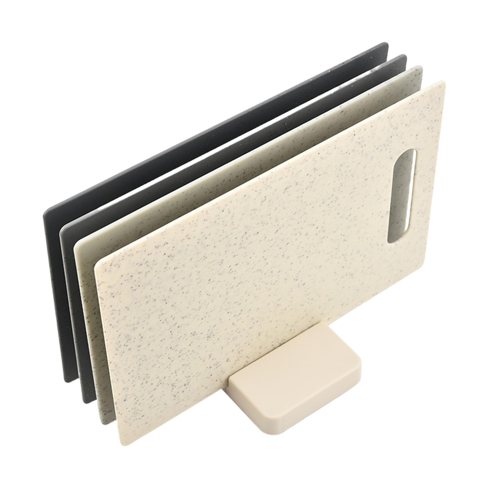 Nucelit Chopping Board Set Kitchen Accessories Nonslip Feet Storage Rack Dishwasher Safe Cutting Board Cutting Set