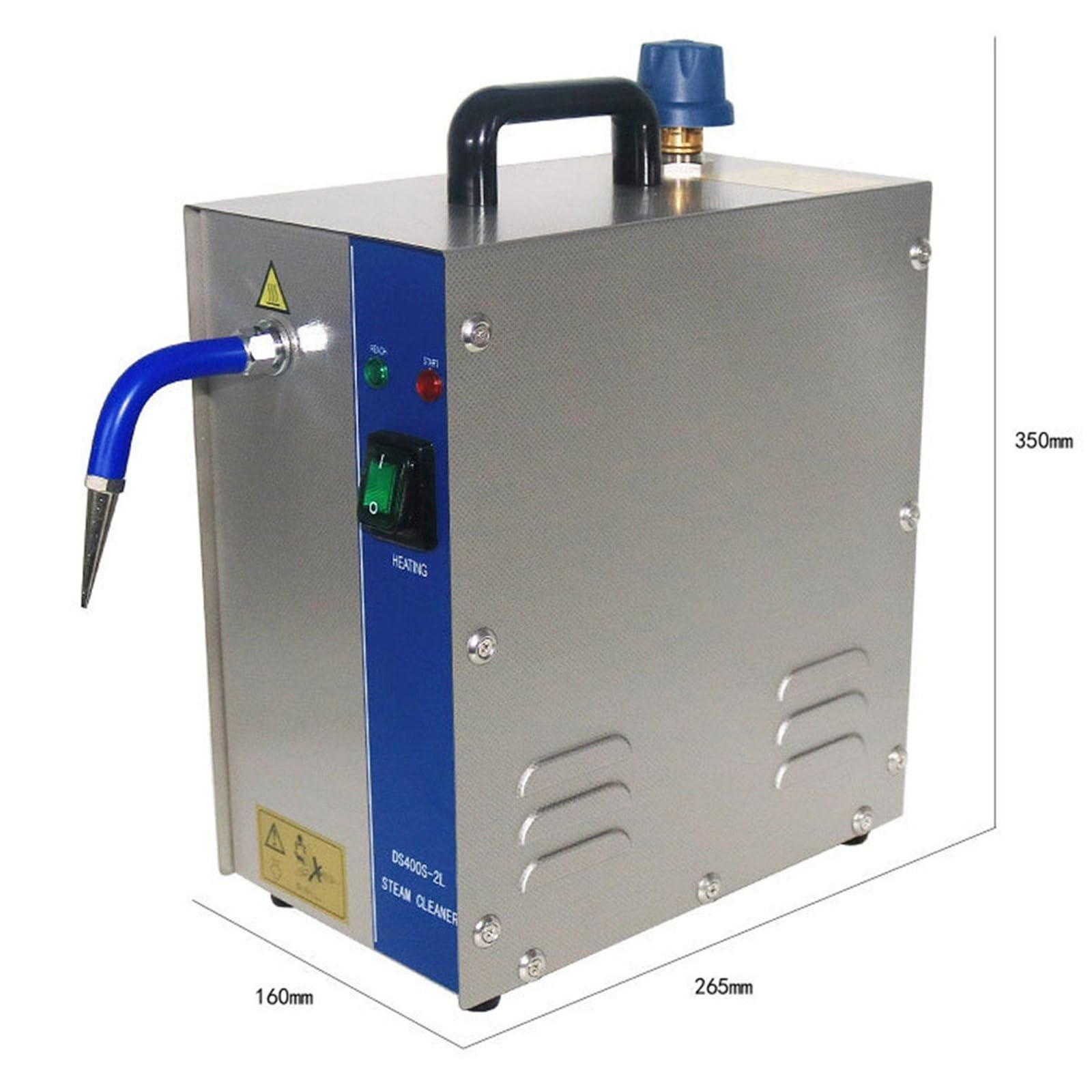 Limpiador de para Joyas Maquina con Calentador Acero Inoxidable Equipo de Lavado para Limpieza Oro Plata 2L 1300W Profesional Laboratorio Estudio