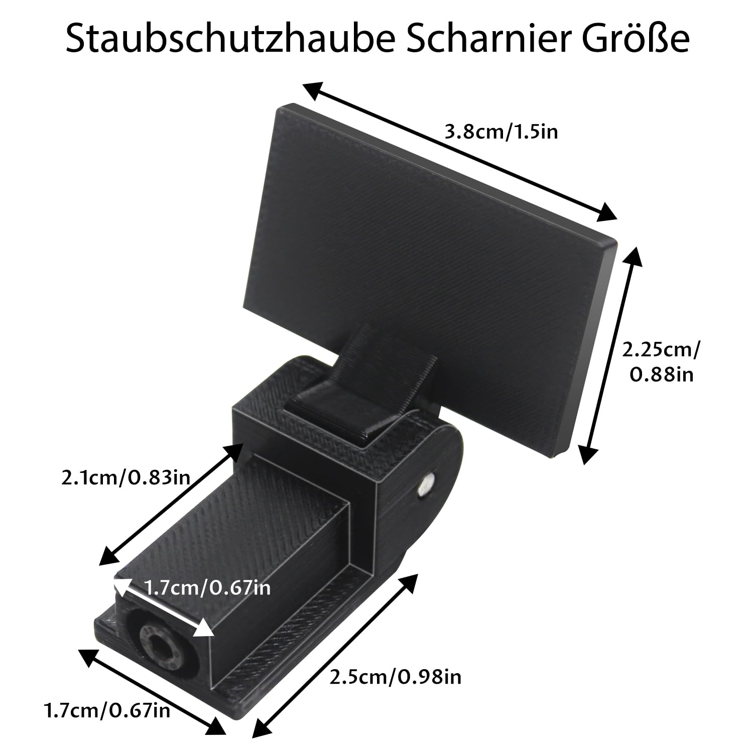 2Pcs Staubabdeckung Scharnier Plattenspieler Teile Kompatibel mit PS-LX310BT/AT-LP60xBK/AT-LP60XBT/AT-LP120xBTUSB Modelle von Plattenspielern