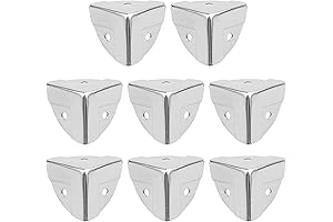 bny corner, 8PCS Corner Protectors Silver Iron Edge Guard