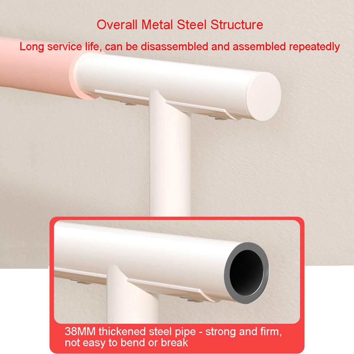 Ballet Barre Dubbele Ballet Bar Draagbaar voor tiener Vrijstaande Mobiele Ballet Bar In Hoogte Verstelbaar Heavy Duty Home Dance Barre Fitness