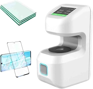 Haze Meter Light Transmission Tester Haze meausrement 21mm 15mm 12mm Test ASTM ISO Resolution 0.01% repeatability 0.1/0.05/0.02,Storage Thickness 40mm,for Film Glasses Test DH-10