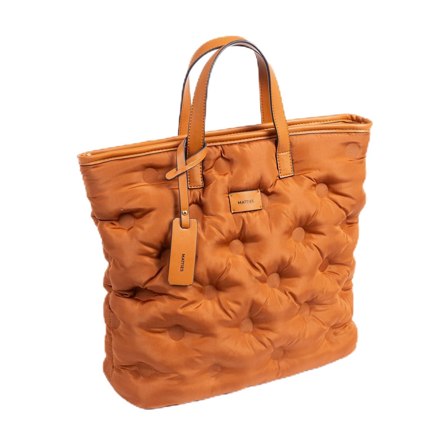MATTIES Women's Acolchado Bags, Leather, 12,5cm x 33cm x 32cm