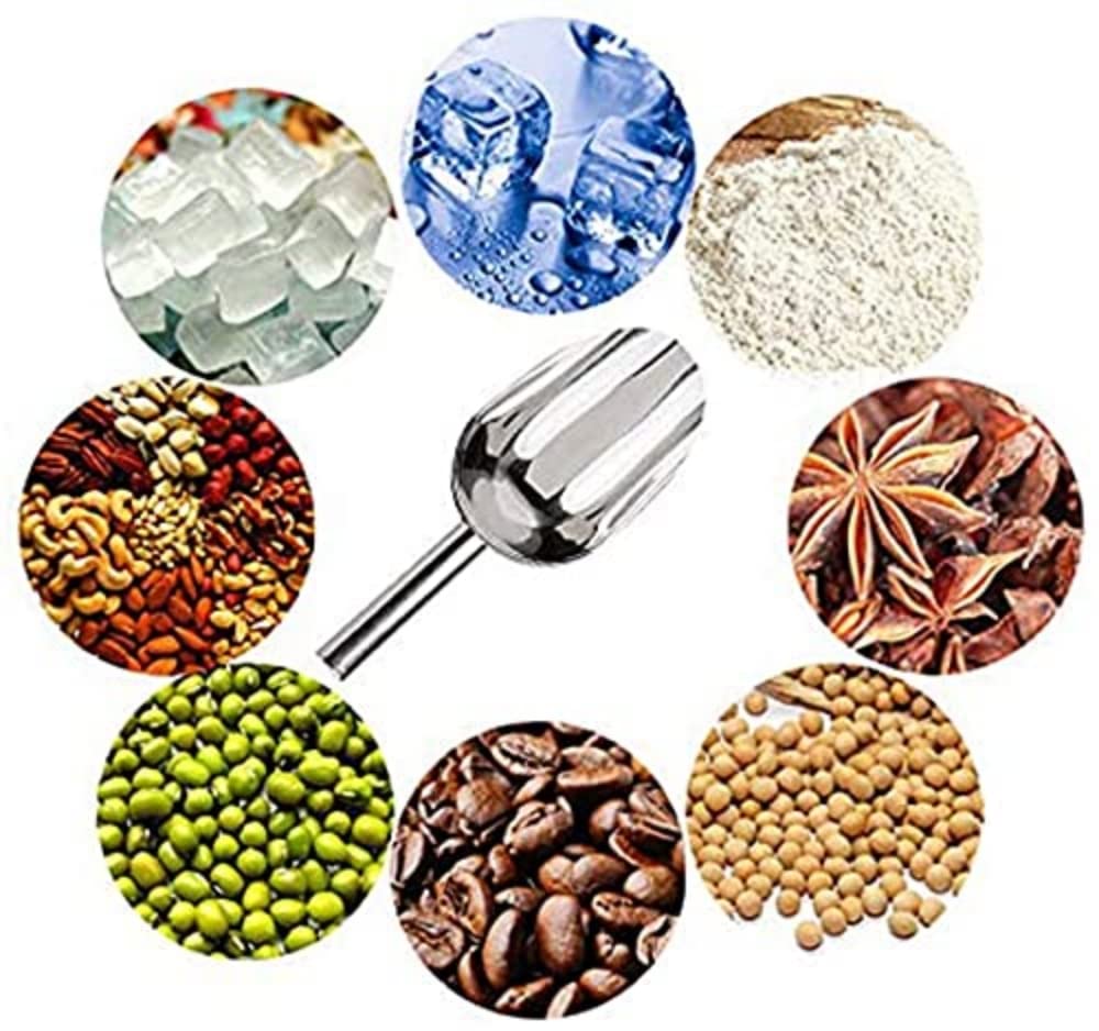 Pinzas y cucharas de hielo Sweet Candy Buffet (plata-1 juego) 6