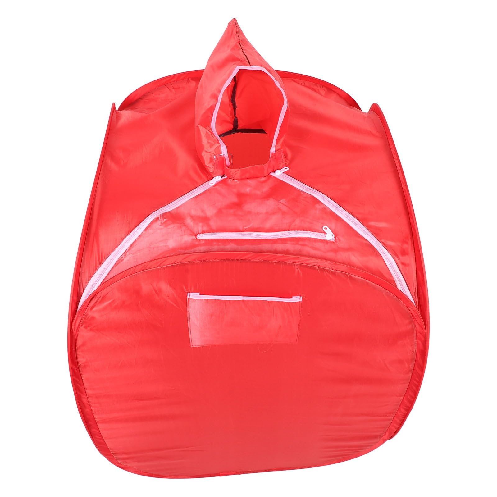 Sauna de Vapor Personal Portátil Plegable Hogar, Tienda de Campaña Roja Tela y Diseño Que Ahorra Espacio para Uso en Interiores