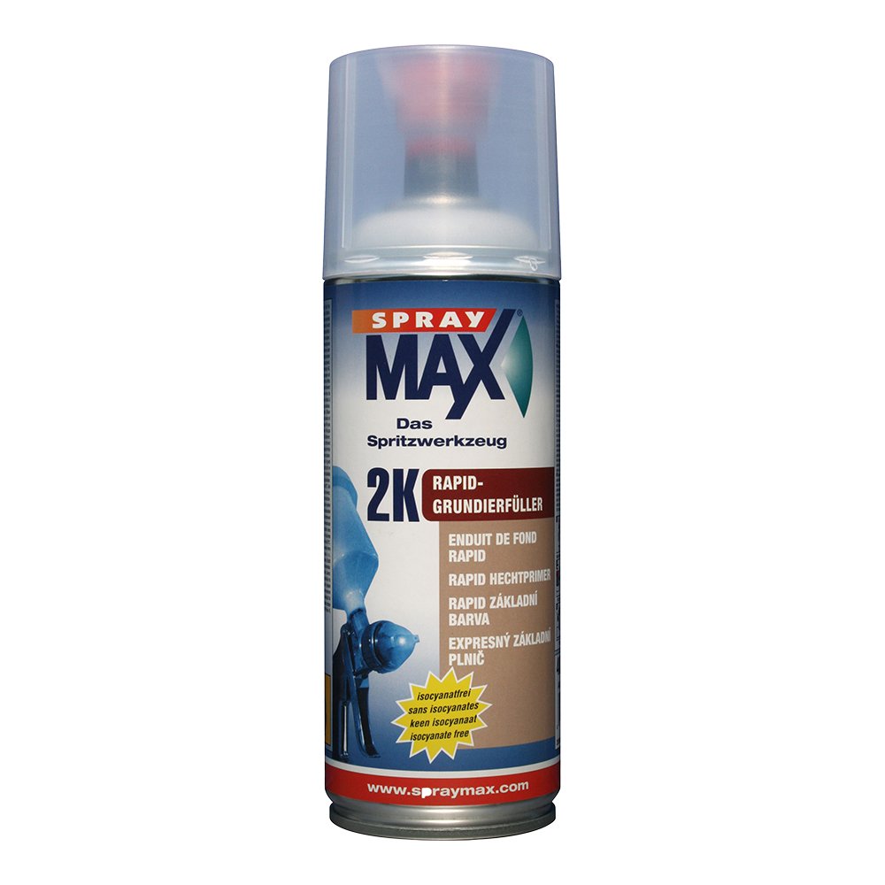 Spray Max Lackspray 2K Rapid Grundierfüller Grau 400 ml