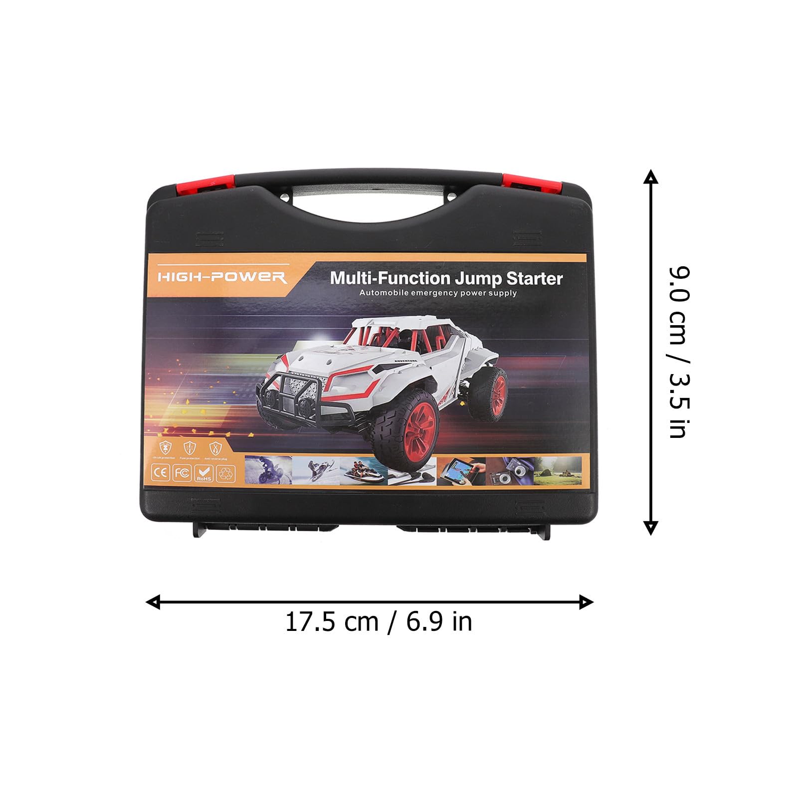 Starthilfegerät 22000mah 1 Satz für Auto, Batterieladegerät | Abs, Elektronik, Gummi, 12v Schutz gegen Kurzschluss und Überladung, /fcc/rohs