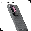 Pikkme Back Cover for Vivo V60e 5G Camera Protection 3D Hexa Cube Design Silicone Protective Bumper Case (Grey) gallery image