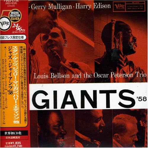 LOUIS BELLSON HARRY EDISON GERRY MULLIGAN THE O - Jazz Giants '58 - CD