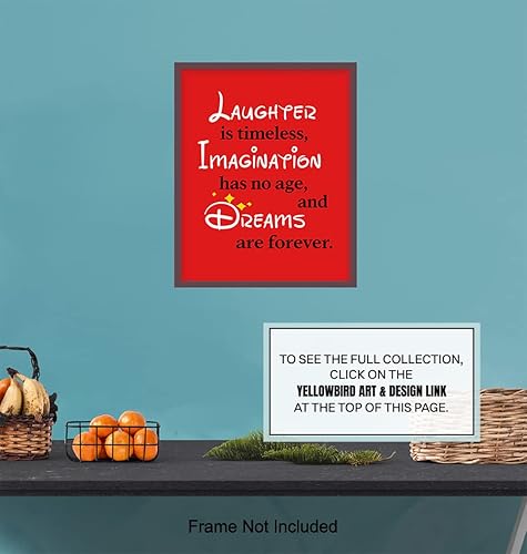 Miniatura 8 de Laughter Quote Wall Art Decor - 8x10 Inspirational Home decoration for Boy, Girl, Kids Bedroom, Office, Living Room - Gift for Women, Men, World