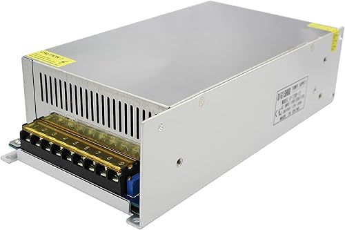 DIGISHUO Adaptador de fuente de alimentación DC 12V 100A 1200W Interruptor transformador AC 110V220V a DC 12V 100Amp Convertidor de conmutación