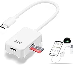 Micro SD TF Card Reader for iPhone, USB C to MicroSD Memory Card Adapter with Type-C Charging Port, MSD Card Reader for iPhone 16 15 Pro Max Plux Pad MacBook & More Type C Devices (NOT for SD Card)