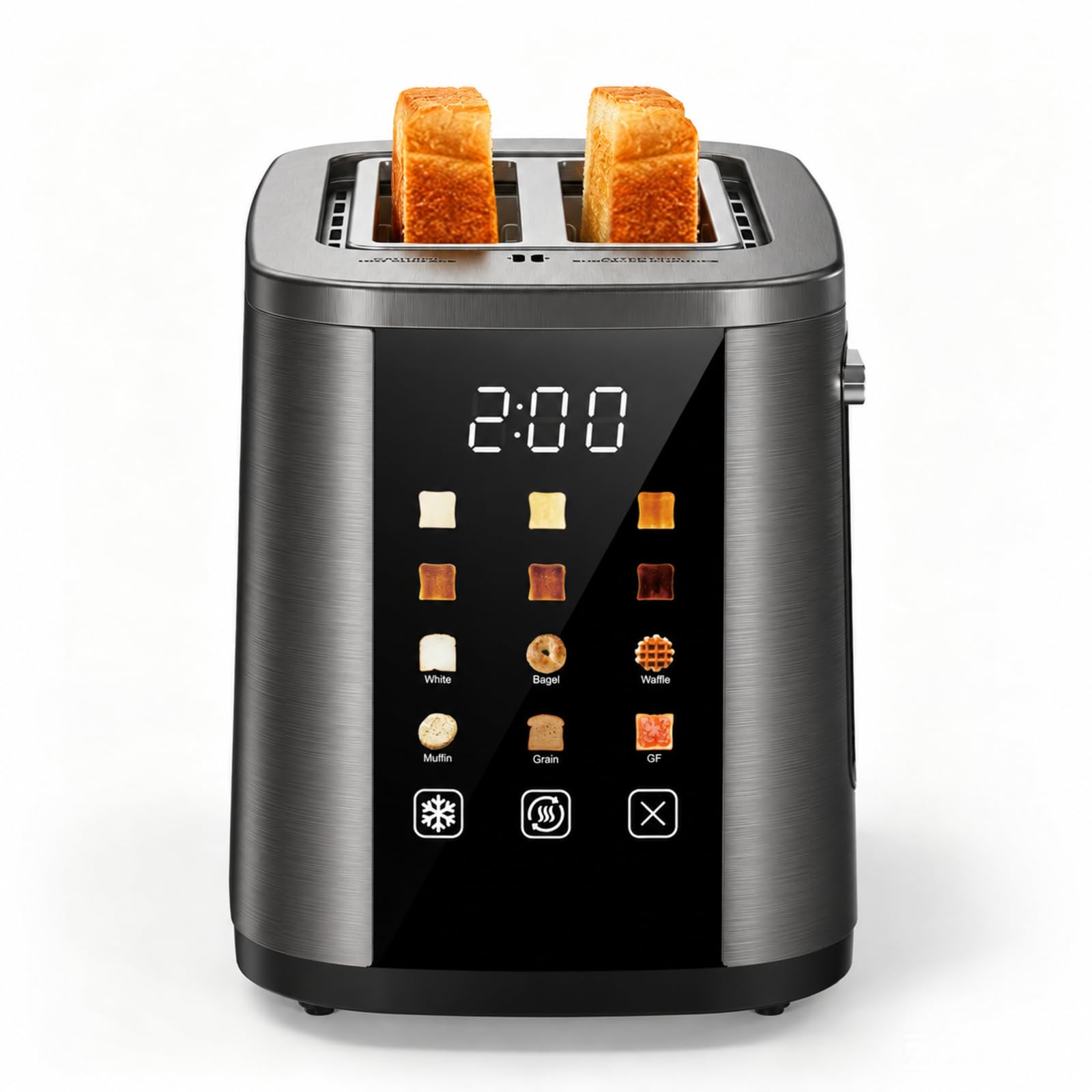 View 1 of Foyoconven 2-Slice Toaster with Touchscreen