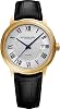 Raymond Weil Mens Maestro Swiss Gold-Tone and Leather Automatic Watch, Color: Black Model: 2237-pc-00659, gold toneblack