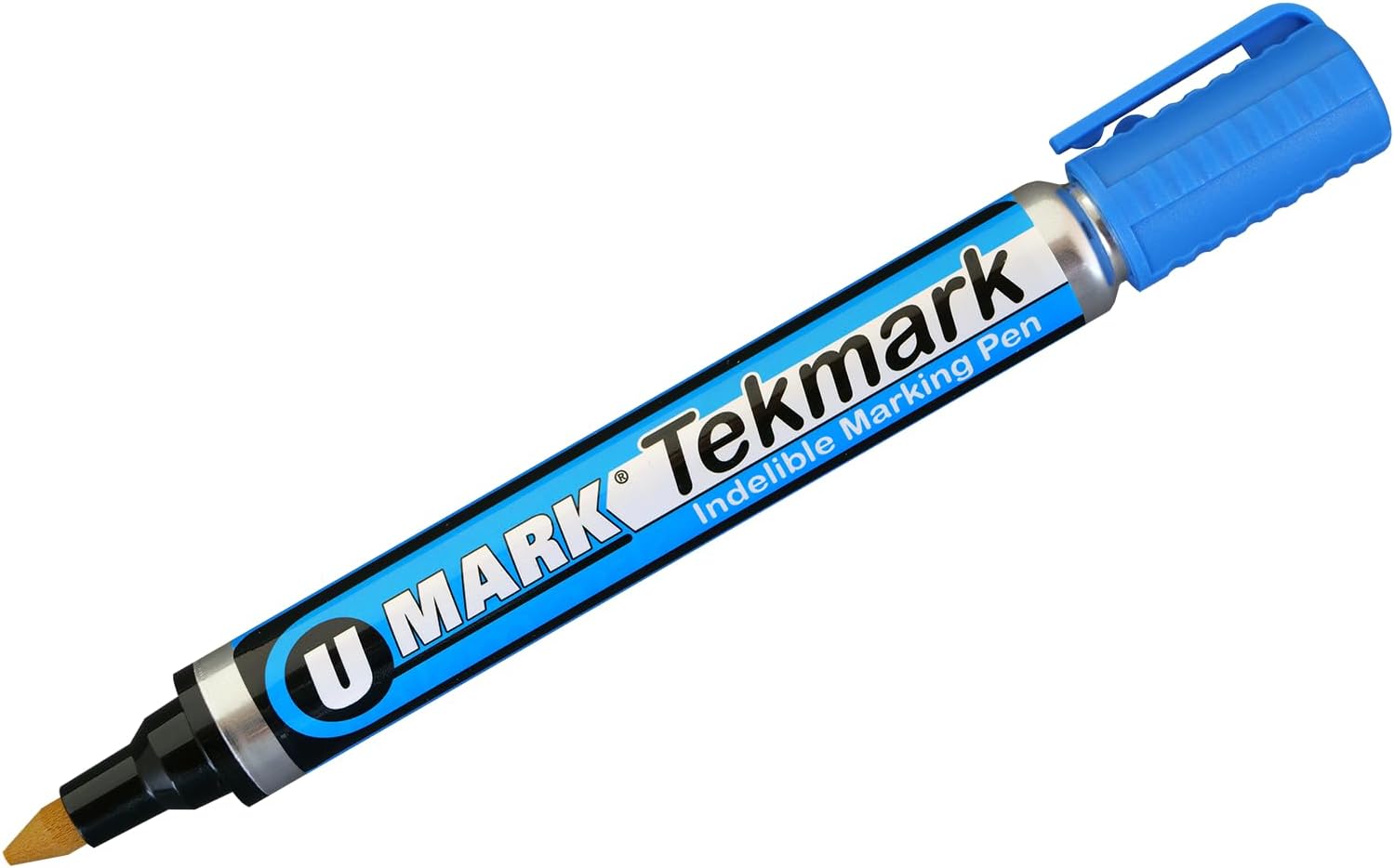 U-Mark Tekmark Indelible Marking Pen 12 Pack (Blue)