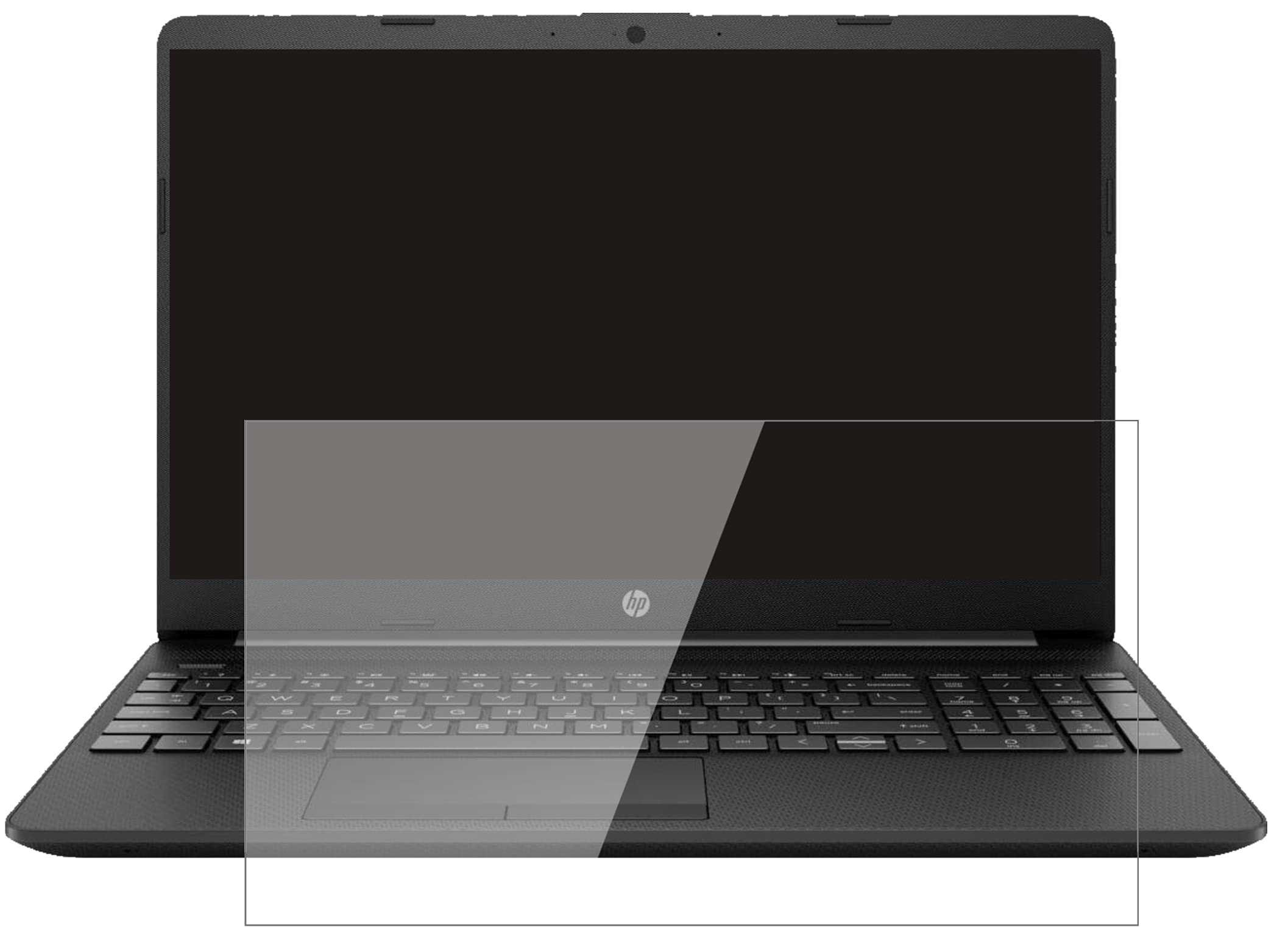 dipos 1x Pellicola Protettiva 9H per HP Notebook 15 Zoll gw0542ng | Non si rompe e non si scheggia, non è vero vetro, Anti-Shock, si adatta perfettamente, antigraffio, senza bolle, autoadesiva